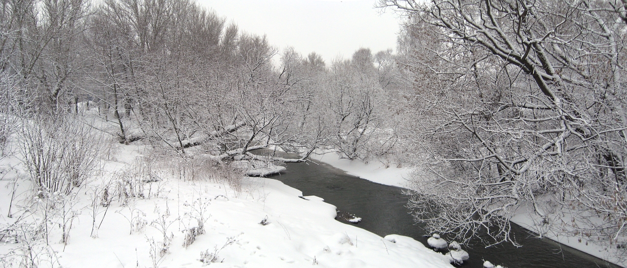Зимняя река Яхрома